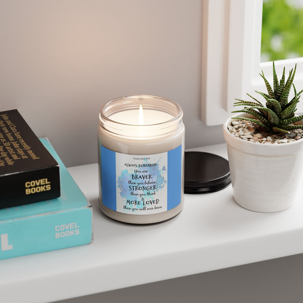 Scented Soy Candle, 9oz, Graduation inspired quote - Simply Glow Ohio