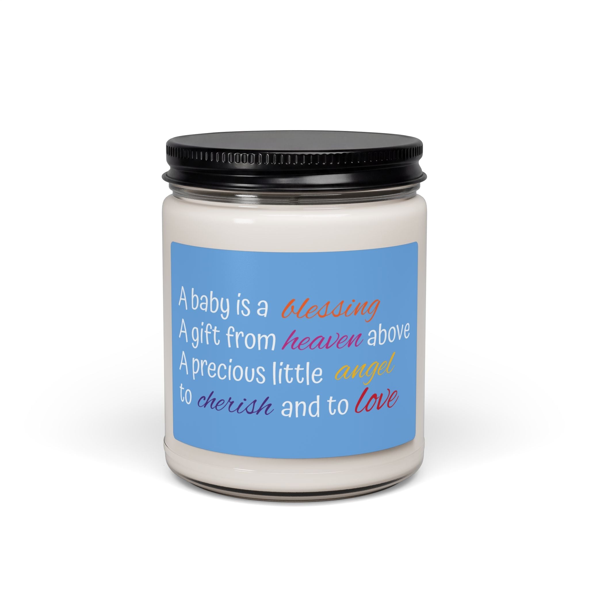 Scented Soy Candle, 9oz, baby nursery design - Simply Glow Ohio