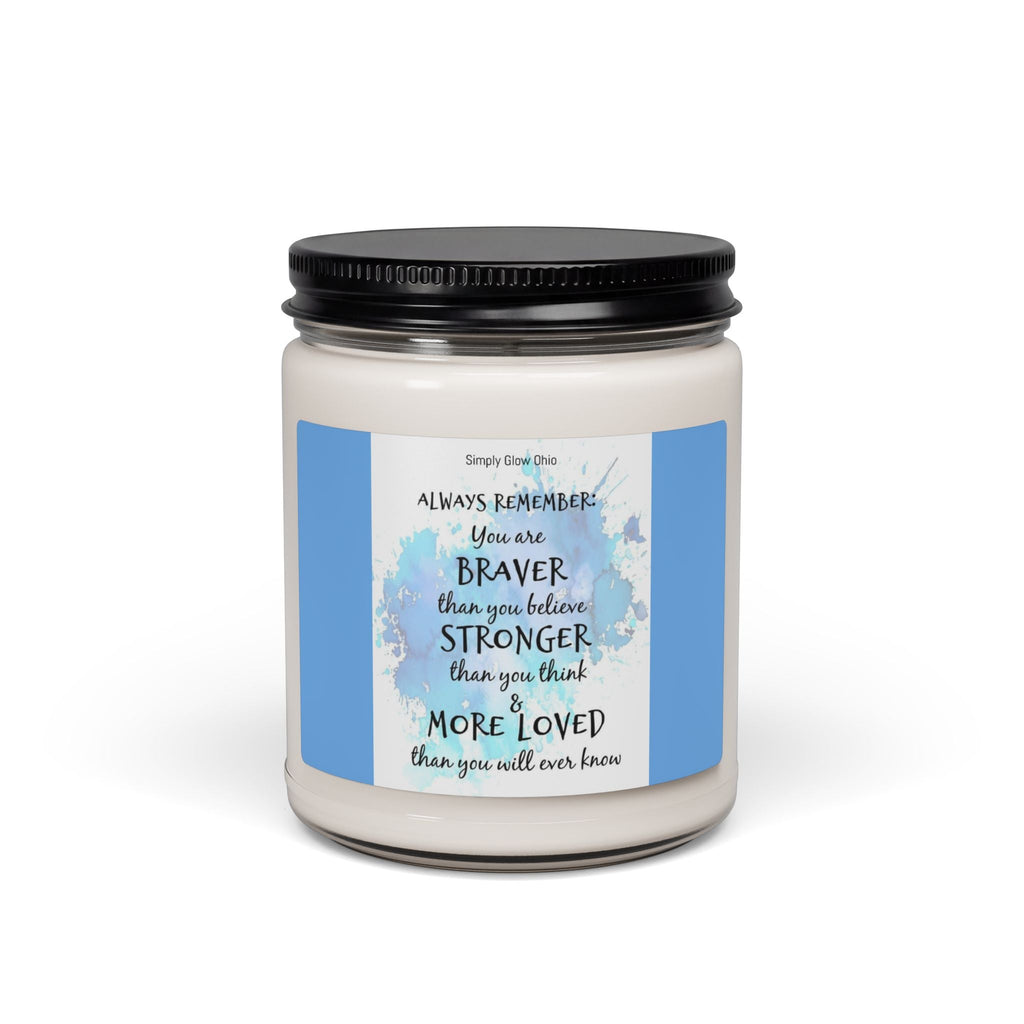 Scented Soy Candle, 9oz, Graduation inspired quote - Simply Glow Ohio