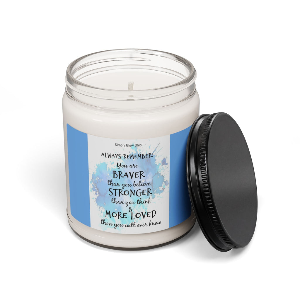 Scented Soy Candle, 9oz, Graduation inspired quote - Simply Glow Ohio