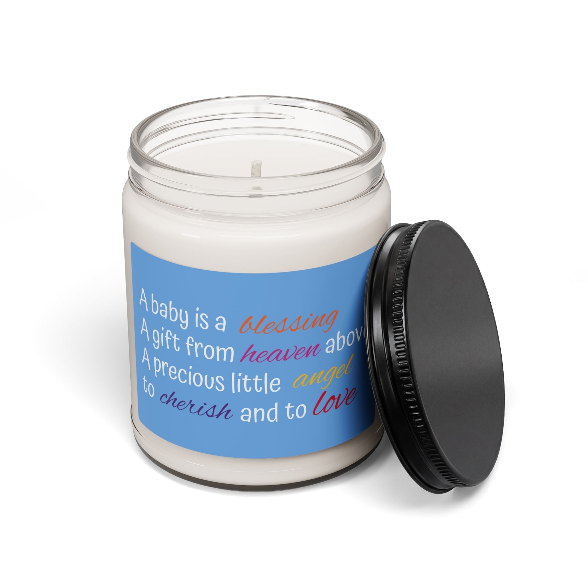 Scented Soy Candle, 9oz, baby nursery design - Simply Glow Ohio