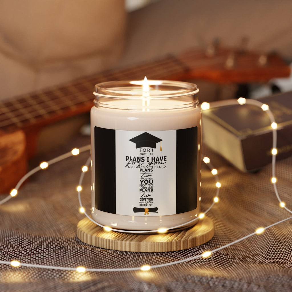 Scented Soy Candle, 9oz, graduation custom design - Simply Glow Ohio