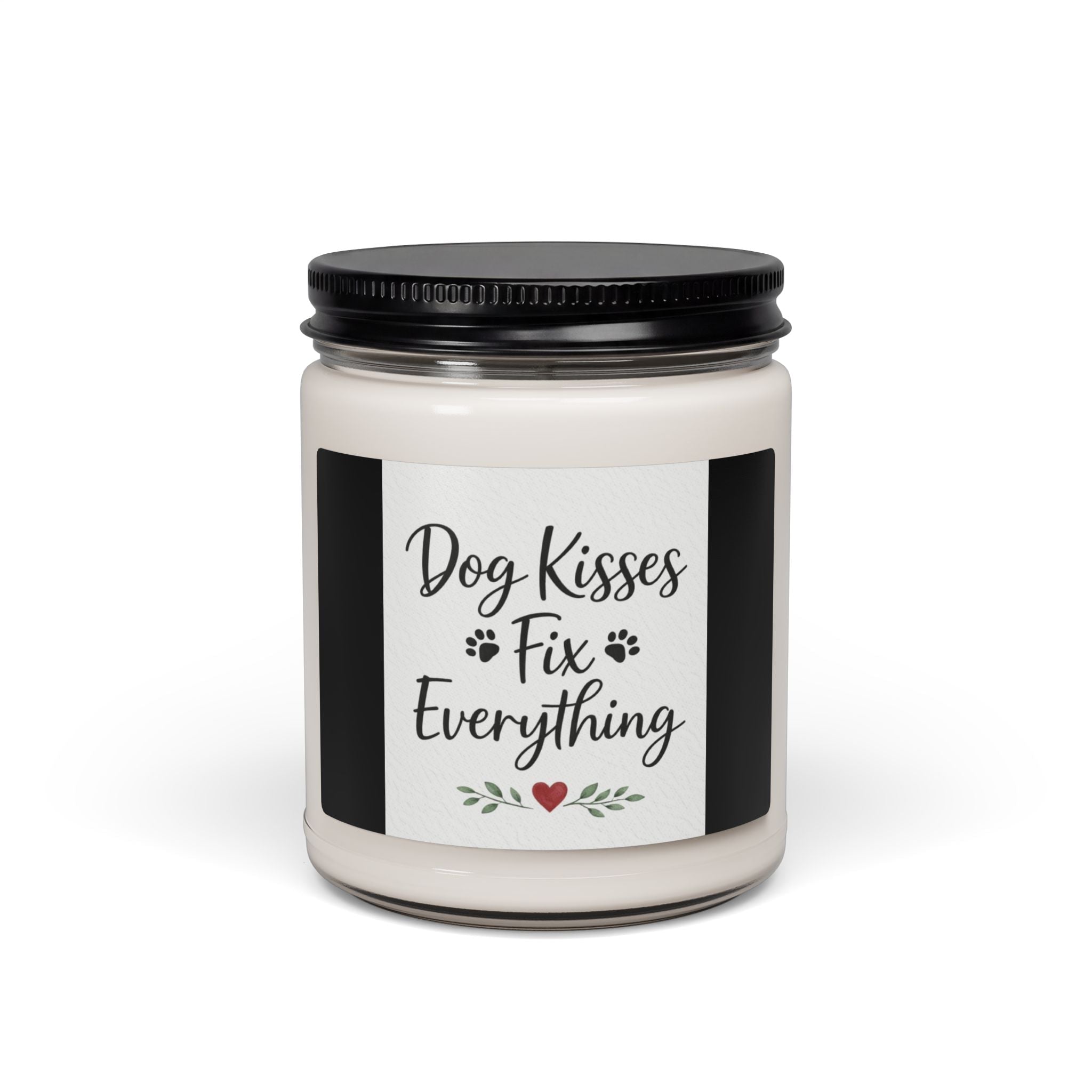 Scented Soy Candle, 9oz Dog kisses fix everything, dog lovers - Simply Glow Ohio