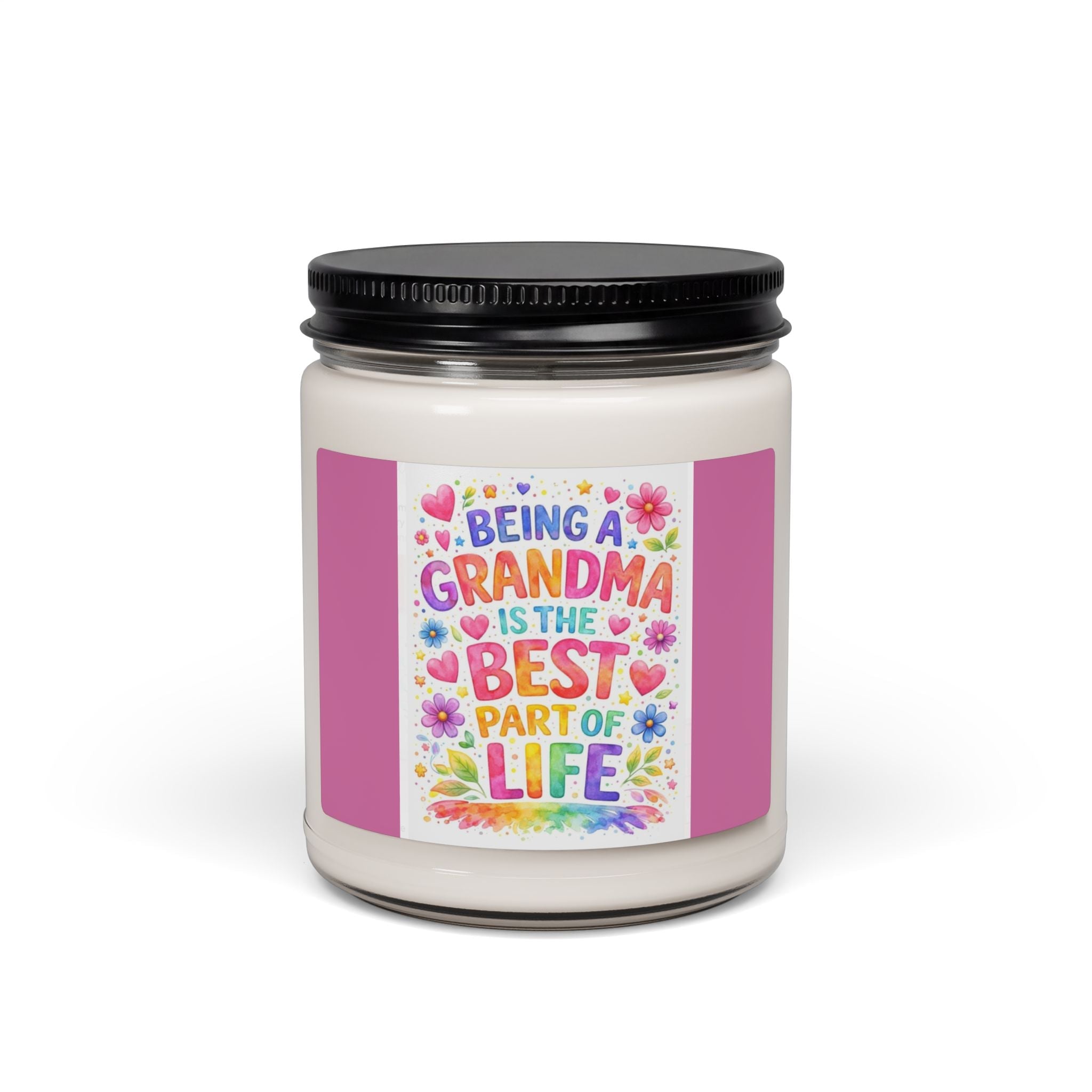 Scented Soy Candle, 9oz, Best Grandma - Simply Glow Ohio