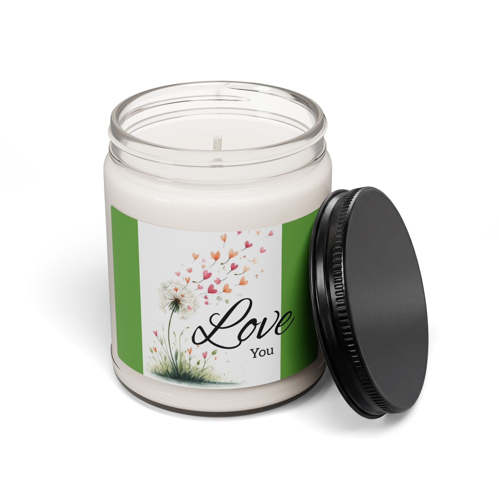 Scented Soy Candle, 9oz Love You, inspired design - Simply Glow Ohio