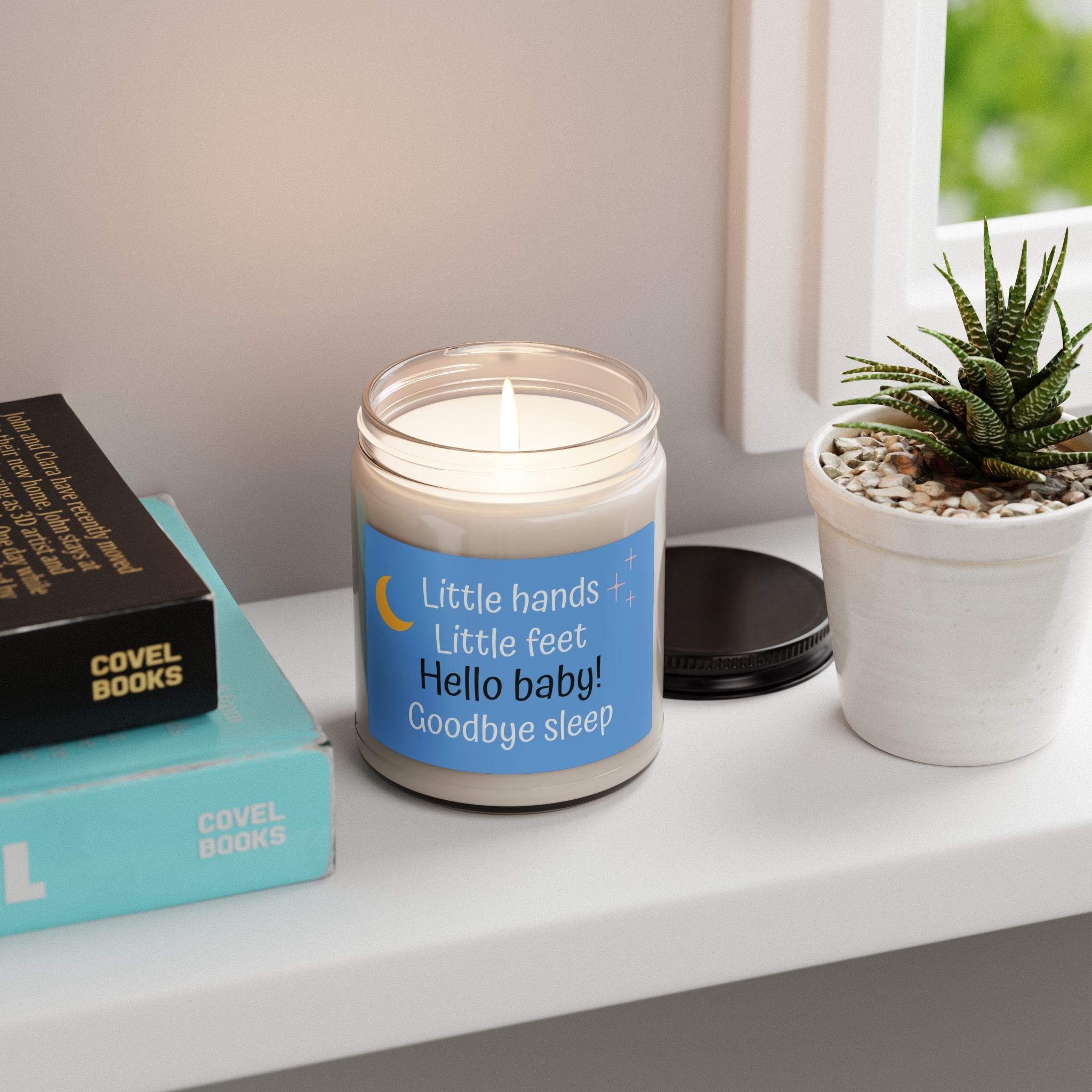 Scented Soy Candle, 9oz, baby nursery design - Simply Glow Ohio