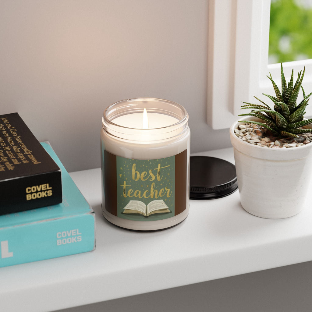 Scented Soy Candle, 9oz, Best Teacher, teacher appreciation - Simply Glow Ohio