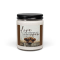 Scented Soy Candle, 9oz, highland cow inspirational design - Simply Glow Ohio