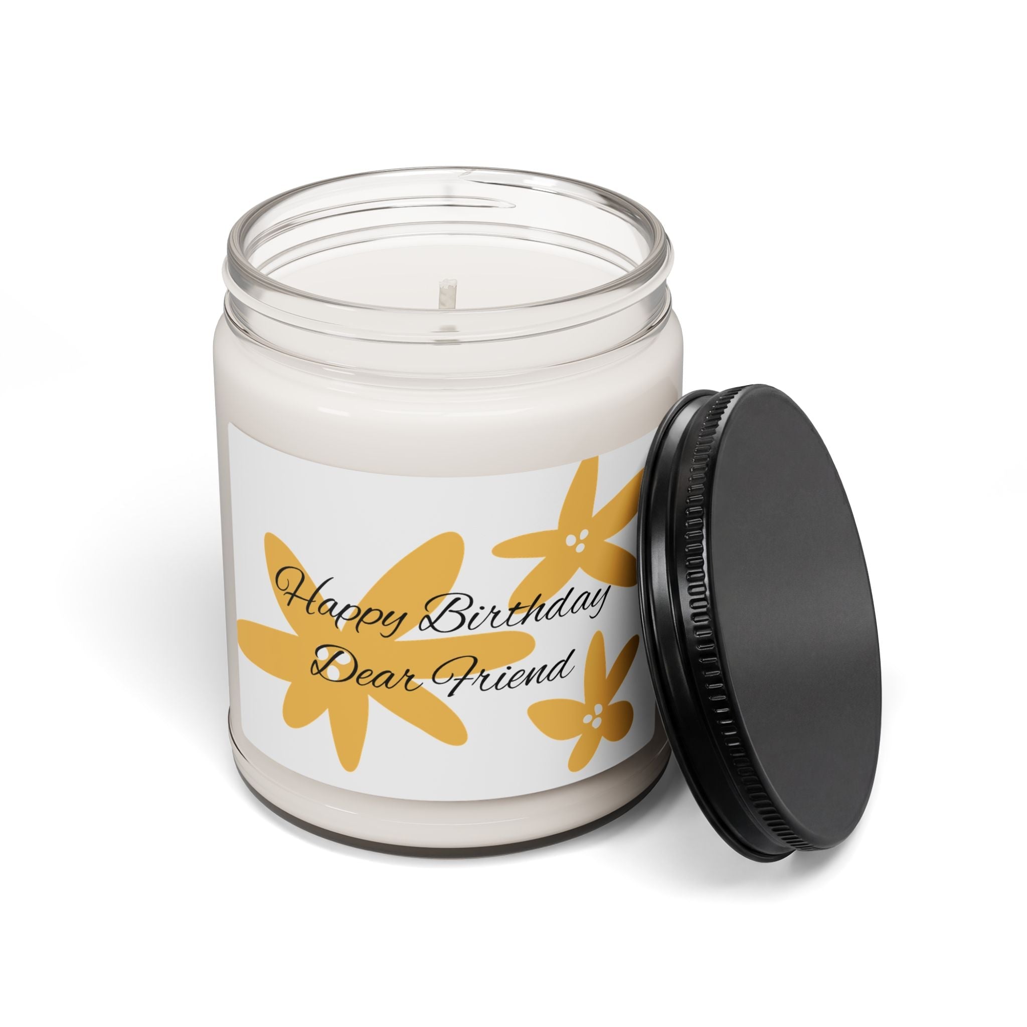 Happy Birthday Friend Candle 9 oz Soy Jar - Simply Glow Ohio