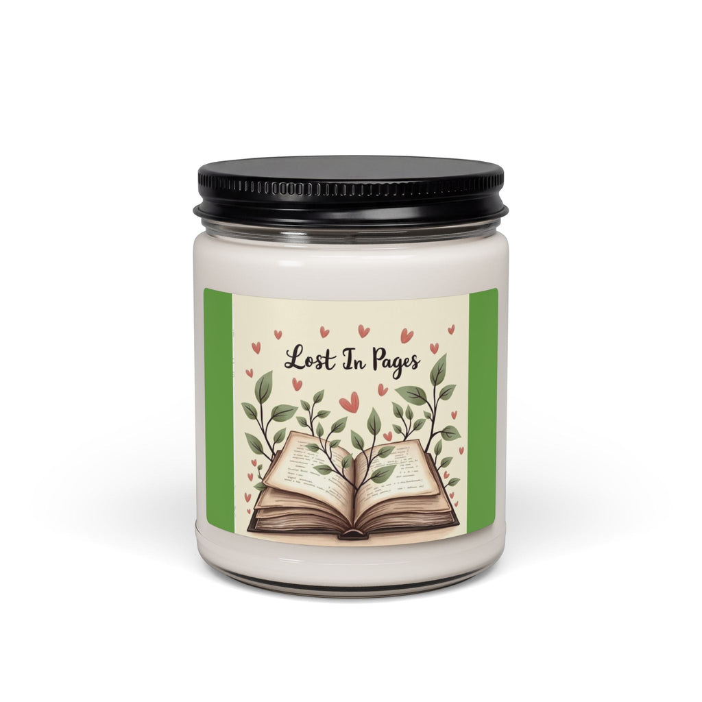 Scented Soy Candle, 9oz Lost in Pages, for book lovers - Simply Glow Ohio