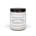 Congratulations New Parents Soy Candle — 'Amazing Parents' 9oz Scented Jar - Simply Glow Ohio