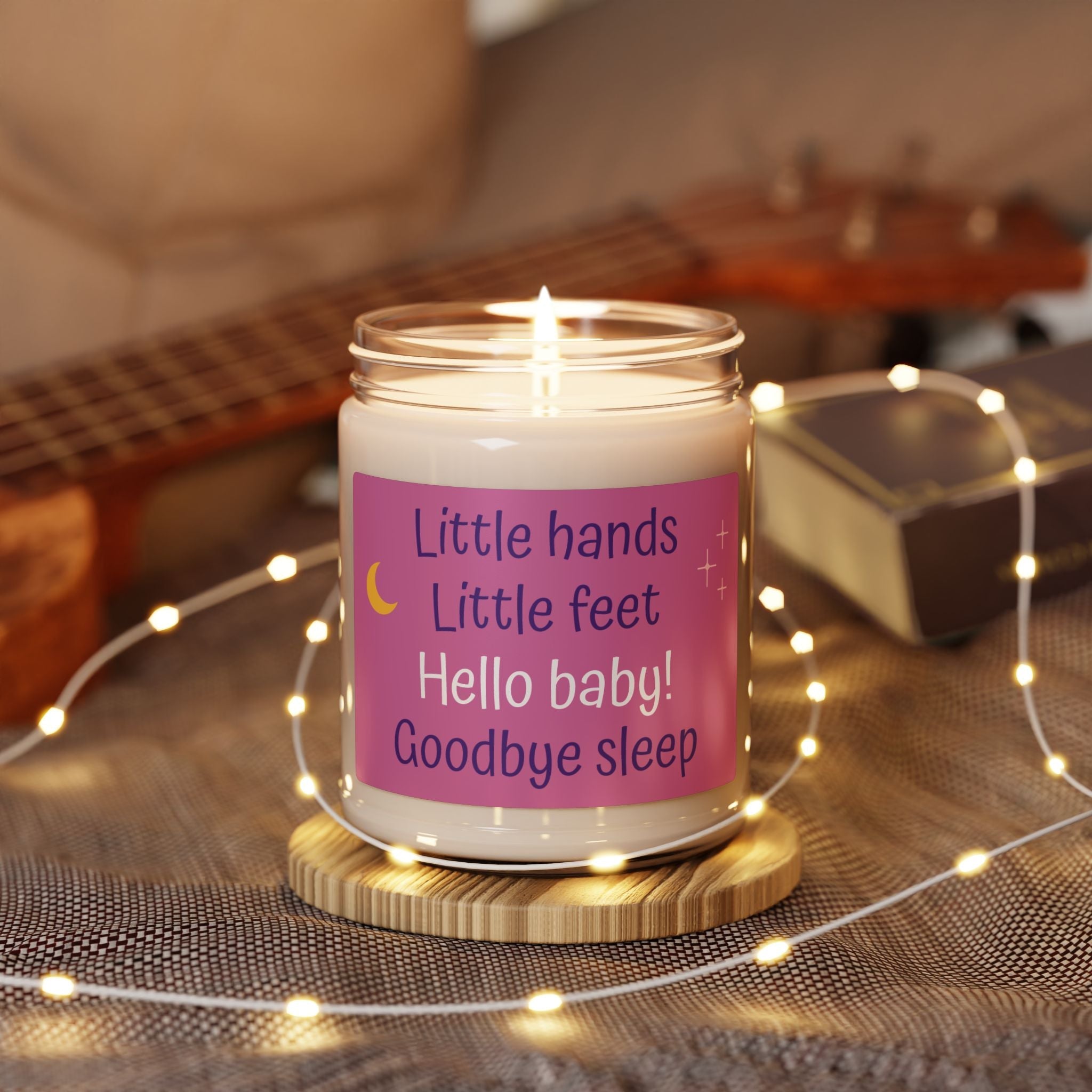 Scented Soy Candle, 9oz, baby nursery design - Simply Glow Ohio