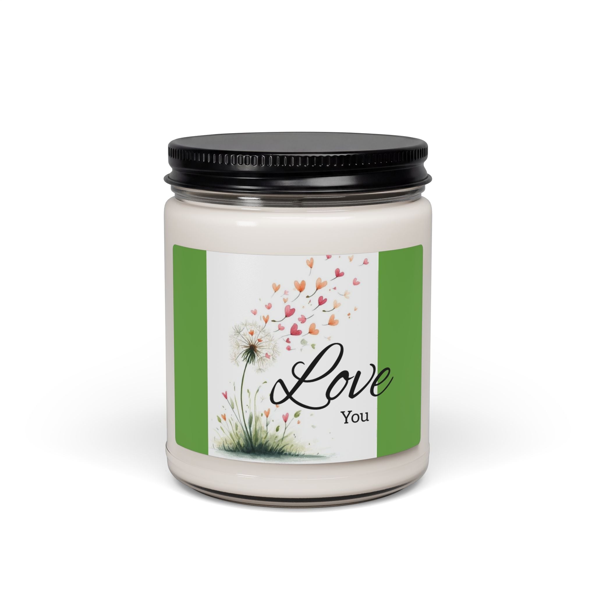 Scented Soy Candle, 9oz Love You, inspired design - Simply Glow Ohio