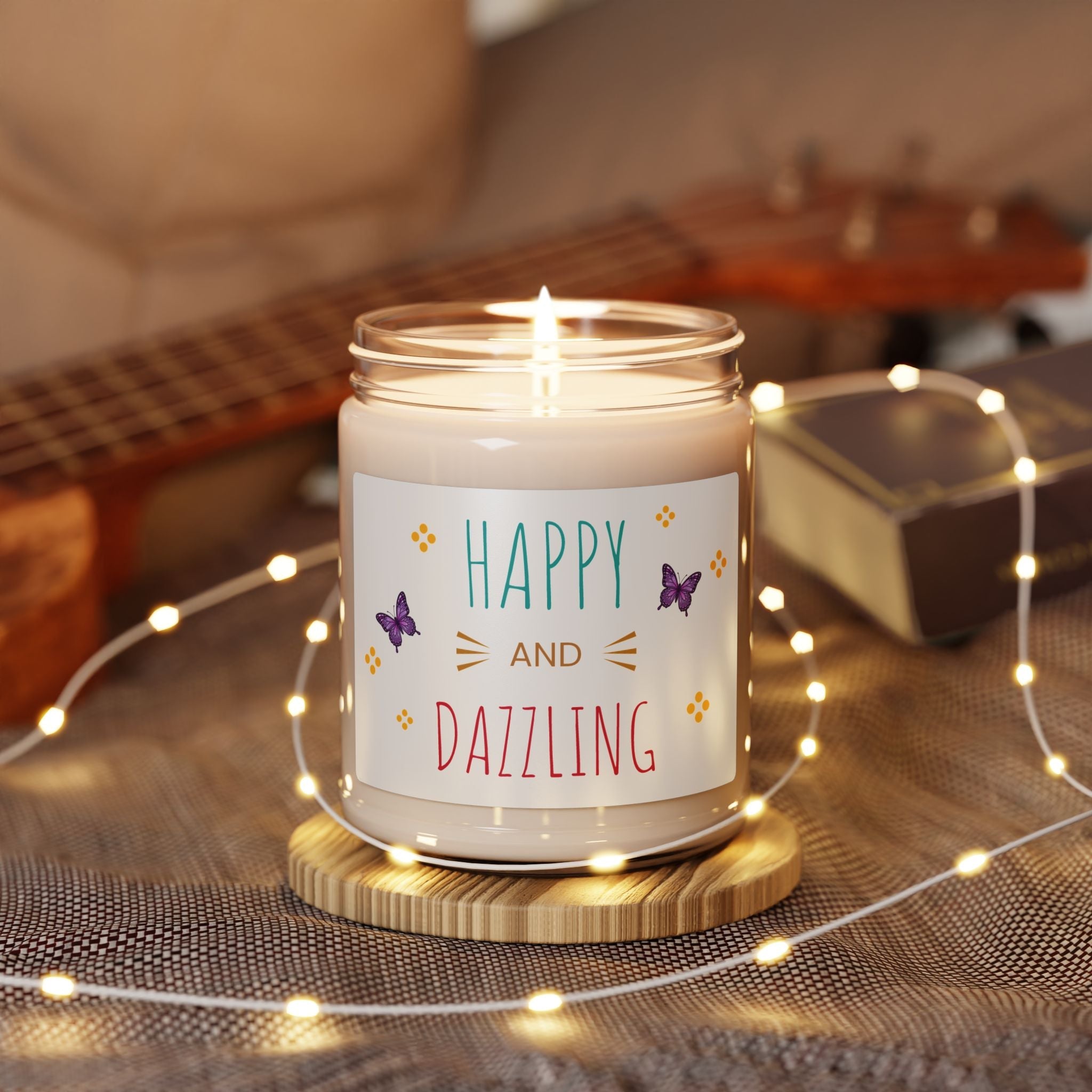 Happy and Dazzling Soy Candle | 9oz Scented Candle - Simply Glow Ohio
