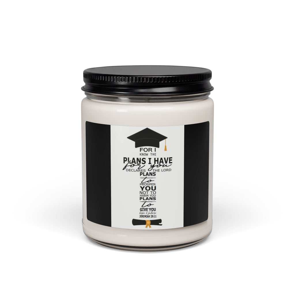 Scented Soy Candle, 9oz, graduation custom design - Simply Glow Ohio